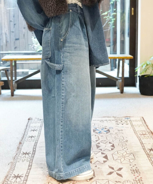 「JOURNAL STANDARD LUXE」 デニムパンツ SMALL ブルー レディース_画像7
