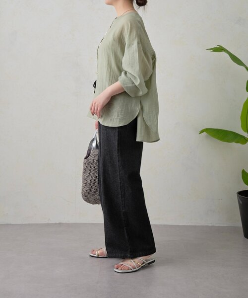 「Jena espace merveilleux」 デニムパンツ FREE ブルー レディース_画像4