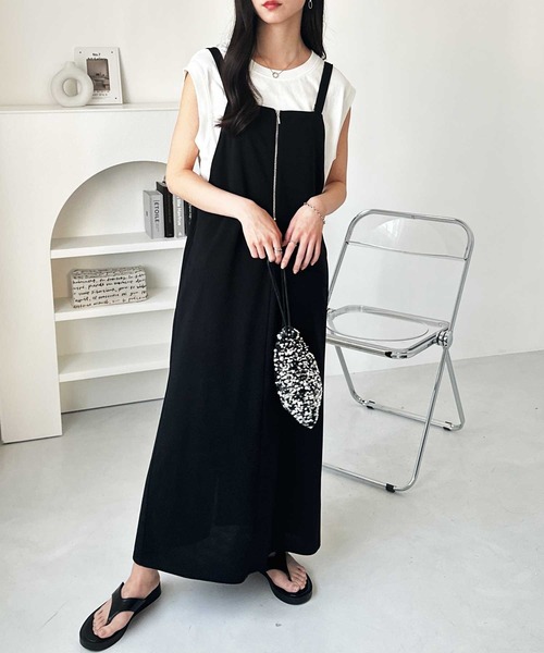 「GeeRA」 サロペットスカート X-LARGE ブラック レディース_画像6