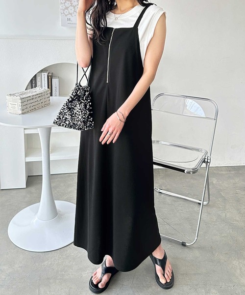 「GeeRA」 サロペットスカート X-LARGE ブラック レディース_画像7