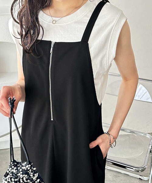 「GeeRA」 サロペットスカート X-LARGE ブラック レディース_画像8