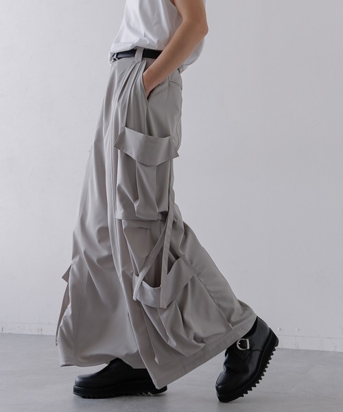 「HARE」 カーゴパンツ MEDIUM グリーン メンズ_画像9