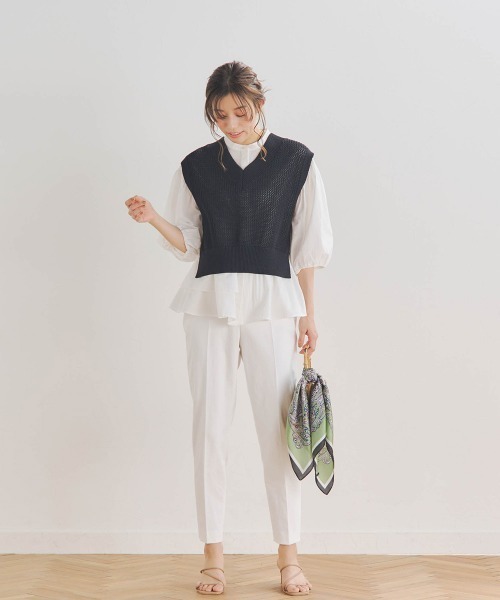 「Droite lautreamont」 スラックス M パープル レディース_画像4