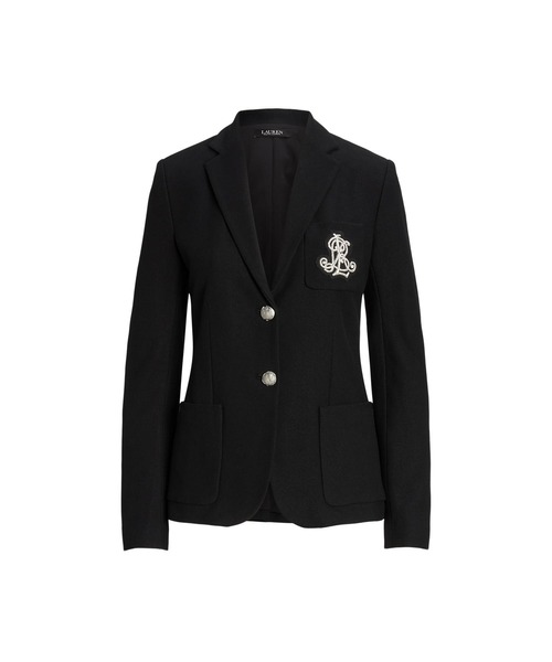 LAUREN RALPH LAUREN エンブレム テーラードジャケット LAUREN RALPH LAUREN エンブレム テーラードジャケット
