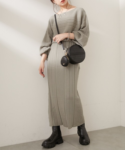 ワンピース 長袖短丈ニット ノースリニットワンピースset Zozotown Paypayモール店 通販 Paypayモール