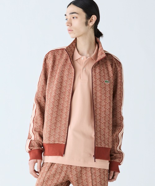 LACOSTE ジャージ モノグラムジャカードトラックジャケット