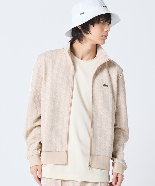 LACOSTE モノグラム　セットアップ LACOSTE（ラコステ） ジャージ モノグラムジャカードトラック