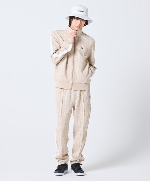 LACOSTE モノグラム　セットアップ LACOSTE（ラコステ） ジャージ モノグラムジャカードトラック