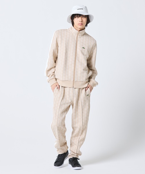LACOSTE モノグラム　セットアップ LACOSTE（ラコステ） ジャージ モノグラムジャカードトラック