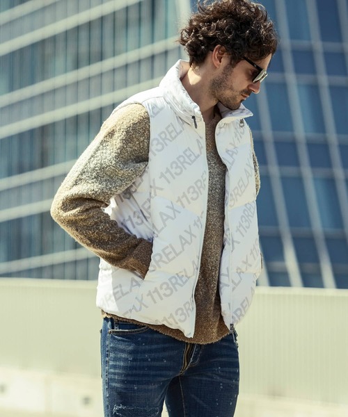 1PIU1UGUALE3 RELAX ダウンベスト ベスト 1PIU1UGUALE3 RELAX(ウノピゥ