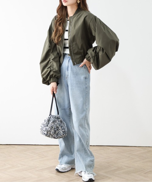 ラスト1枚　新品　emmi シャーリングブルゾン ベージュ　定価24200円 ラスト1枚 新品 emmi シャーリングブルゾン ベージュ 定価24200円 emmi