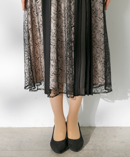 form forma ドレス レースプリーツドレス : ZOZOTOWN Yahoo!店