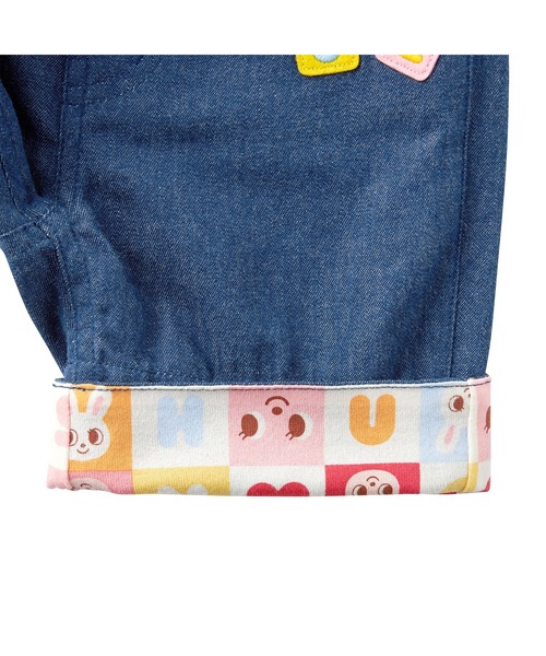 MIKI HOUSE パンツ パズルブロック7分丈パンツ キッズ 子供服