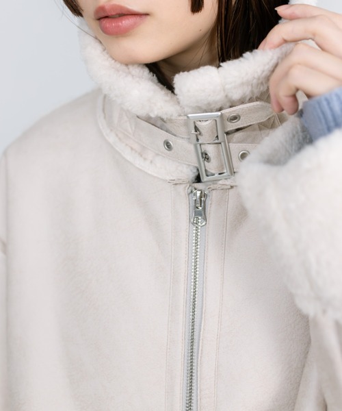 OLIVE des OLIVE（オリーブデオリーブ） ムートンコート ボアコート