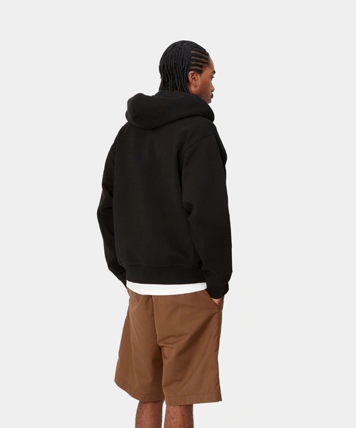 スウェット・トレーナー CARHARTT WIP 'American Script' hoodie Black Carhartt WIP Hooded American Script Sweatshirt, Black