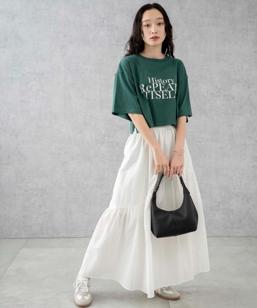 tシャツ スタッズグラフィックショートTシャツ レディース WEGO tシャツ WEGO/グラフィックショートT レディース