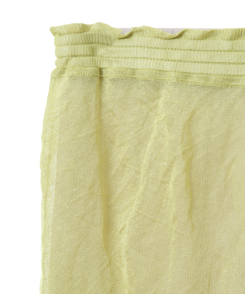 カレンテージ　シースルーストレートスカート martinique スカート 「CURRENTAGE/カレンテージ」Seethrough