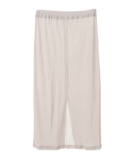 カレンテージ　シースルーストレートスカート martinique スカート 「CURRENTAGE/カレンテージ」Seethrough