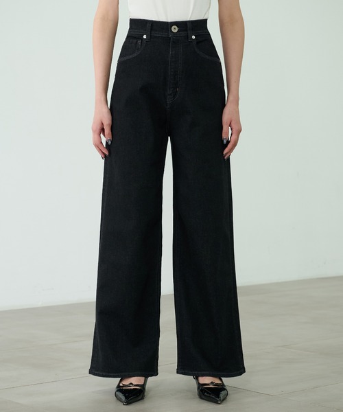 【美品】PUBLIC TOKYO フレアデニム　デニム PUBLIC TOKYO ジーンズ デニム デニムパンツ DENIM ACTIVE
