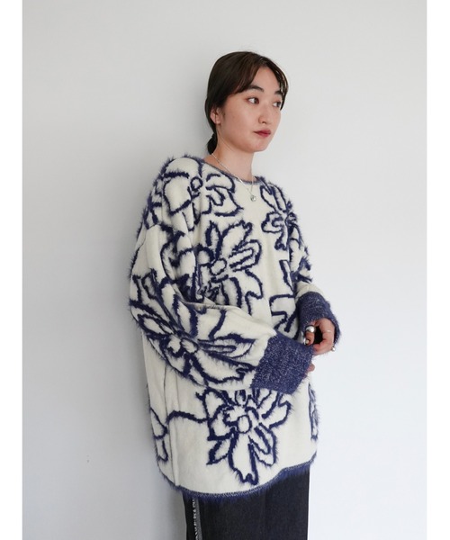 sahara ニット Reversible Jacquard Knit/リバーシブル