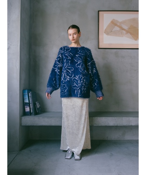 sahara ニット Reversible Jacquard Knit/リバーシブル