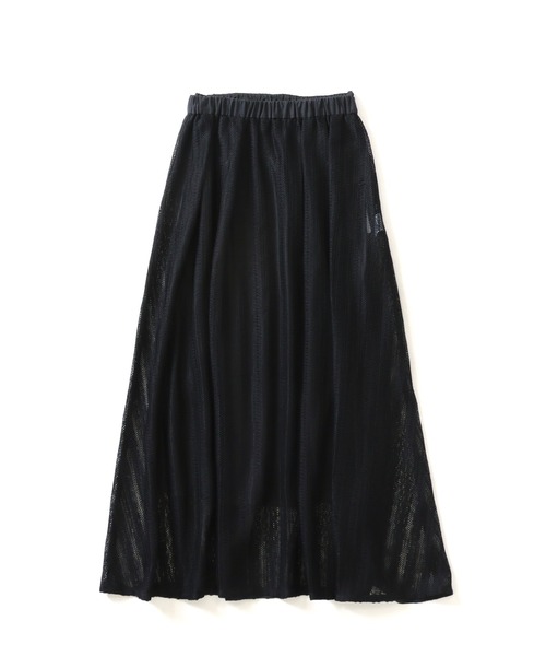 DRESSLAVE（ドレスレイブ） ロング スカート sheer mesh border flare