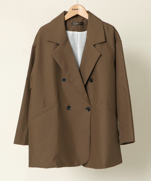 ジャケット テーラードジャケット 「ダブルテーラー×オーバーサイズ