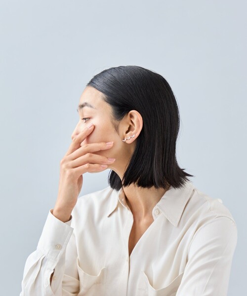 イヤーカフ イヤークリップ ツイスト レディースの画像