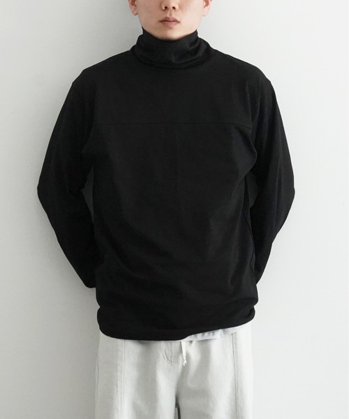 PHINGERIN（フィンガリン） tシャツ PHINGERIN Panel neck l/s tee 