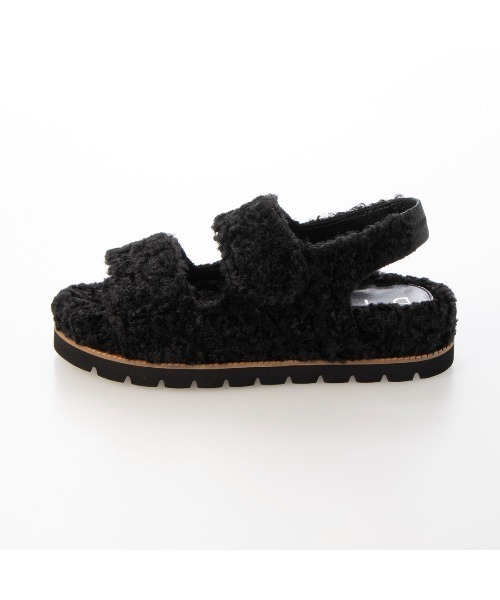 D'ICI（ディッシィ） サンダル ベルクロファーフラットサンダル