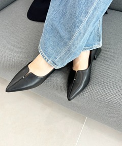 パンプス WEB限定｜フレアヒール ポインテッドトゥパンプス（2.8cmヒール）/45301 通勤・立ち仕事におすすめ 疲れにくい