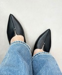 パンプス WEB限定 通勤靴 フレア ヒール ...の詳細画像4