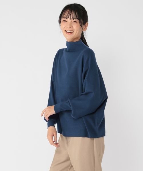 ニット セーター 「ウタオ」ドレープドルマンニット レディース