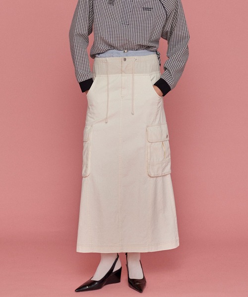 MAISON SPECIAL（メゾンスペシャル） ロング スカート Utility Skirt