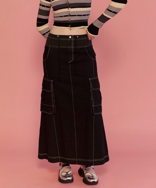 MAISON SPECIAL（メゾンスペシャル） ロング スカート Utility Skirt