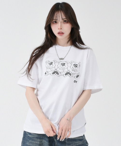 tシャツ 「OY/オーワイ」PIXEL ART DOLLY TEE/ピクセルアートオードリー半袖Tシャツ レディース メンズ