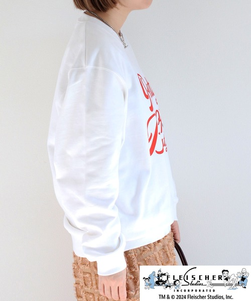 BETTY BOOP（ベティ ブープ） トレーナー スウェット 「Betty Boop(TM