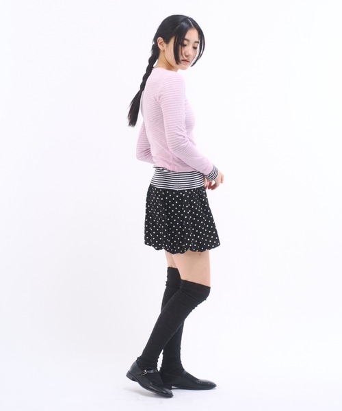 FEKETE スカート POLKA DOT MINI BALLOON SKIRT / ドットミニ