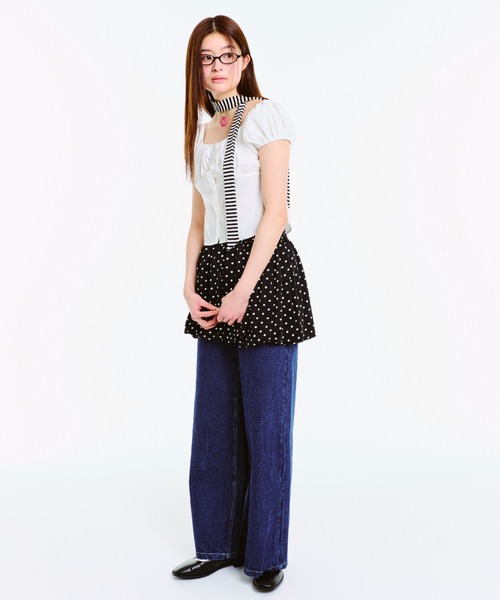 FEKETE スカート POLKA DOT MINI BALLOON SKIRT / ドットミニ
