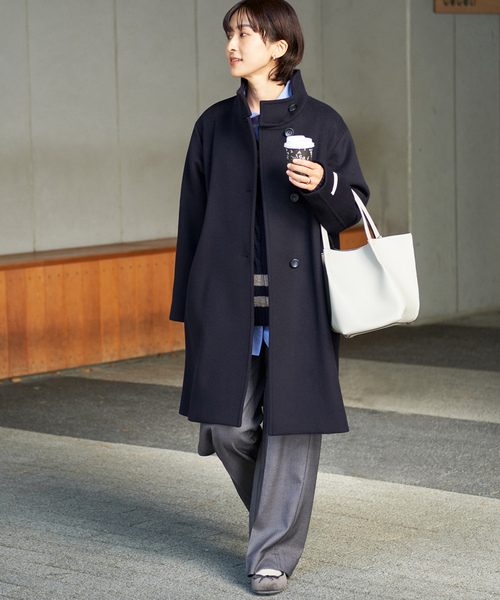 JOURNAL STANDARD relume ネイビーコート サイズ38 JOURNAL STANDARD relume（ジャーナルスタンダード レリューム