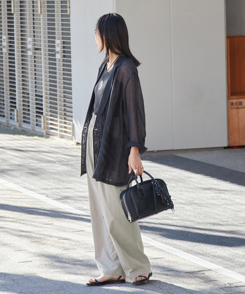 JOURNAL STANDARD　ウォッシャブルコットンリネンVISパンツ 追加》ウォッシャブルコットンリネンVISワイドパンツ（その他