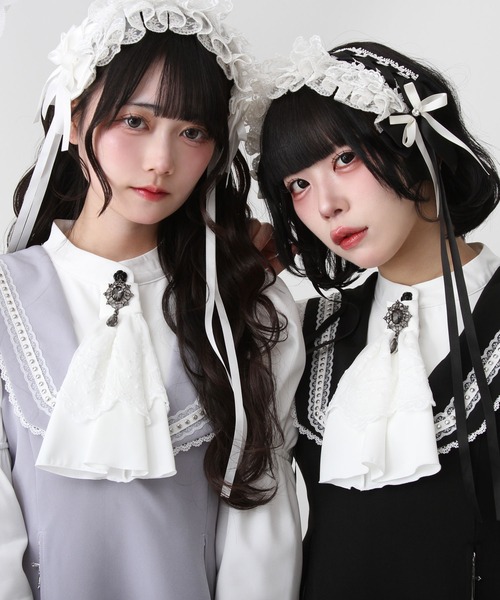 DearMyLove ワンピース 姫袖ビジュースカーフワンピース : ZOZOTOWN