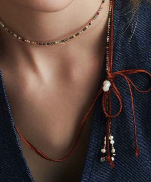 【les bonbon】ドットパールネックレス les bonbon ネックレス 「les bonbon」 stardust pearl necklace