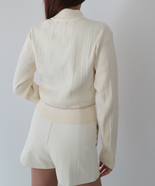 AMBIENT（アンビエント） カーディガン ニットジップカーディガン