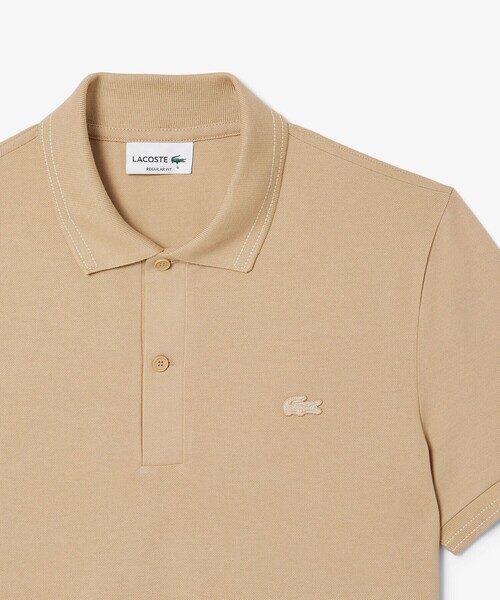 LACOSTE 配色ステッチ ポロシャツ 新品 LACOSTE ポロシャツ 配色ステッチポロシャツ メンズ レディース