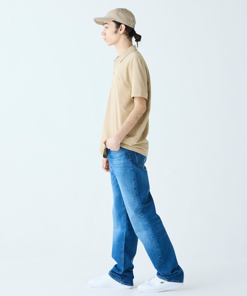 LACOSTE 配色ステッチ ポロシャツ 新品 LACOSTE ポロシャツ 配色ステッチポロシャツ メンズ レディース