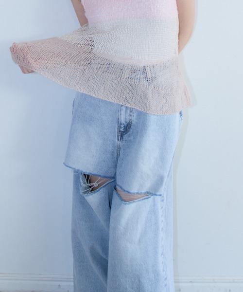 【honeymehoney】デニムパンツ HONEY MI ジーンズ デニム デニムパンツ boys denim pants