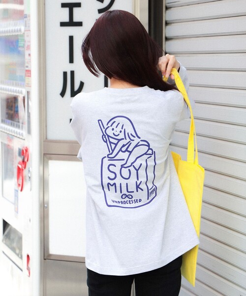 tシャツ 白根ゆたんぽ / soy milk Long Sleeve Tee Shirt レディース メンズ