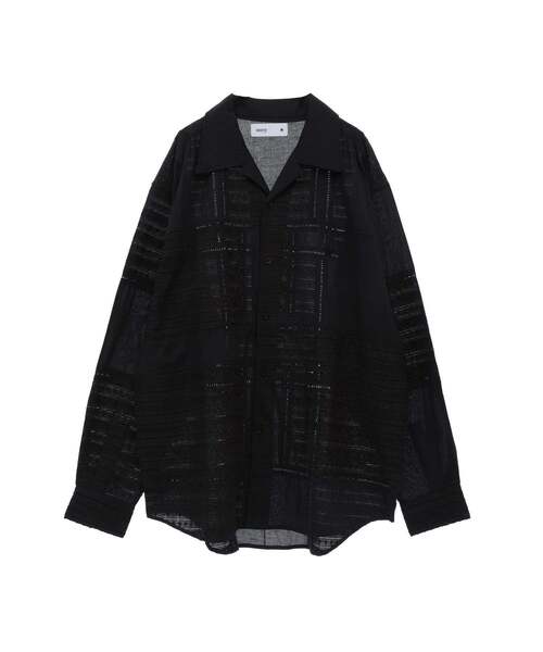ブラウス シャツ LACE CAMBRIC PATCHWORK SHIRT レディース メンズ