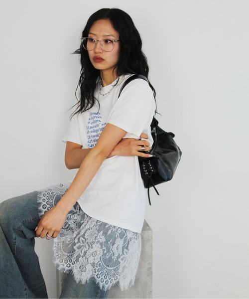 IMARI スカート 「 IMARI / イマリ 」 シアー レース レイヤード